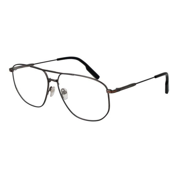 Ermenegildo Zegna Gray Titanium Glasses Men's (Frames)